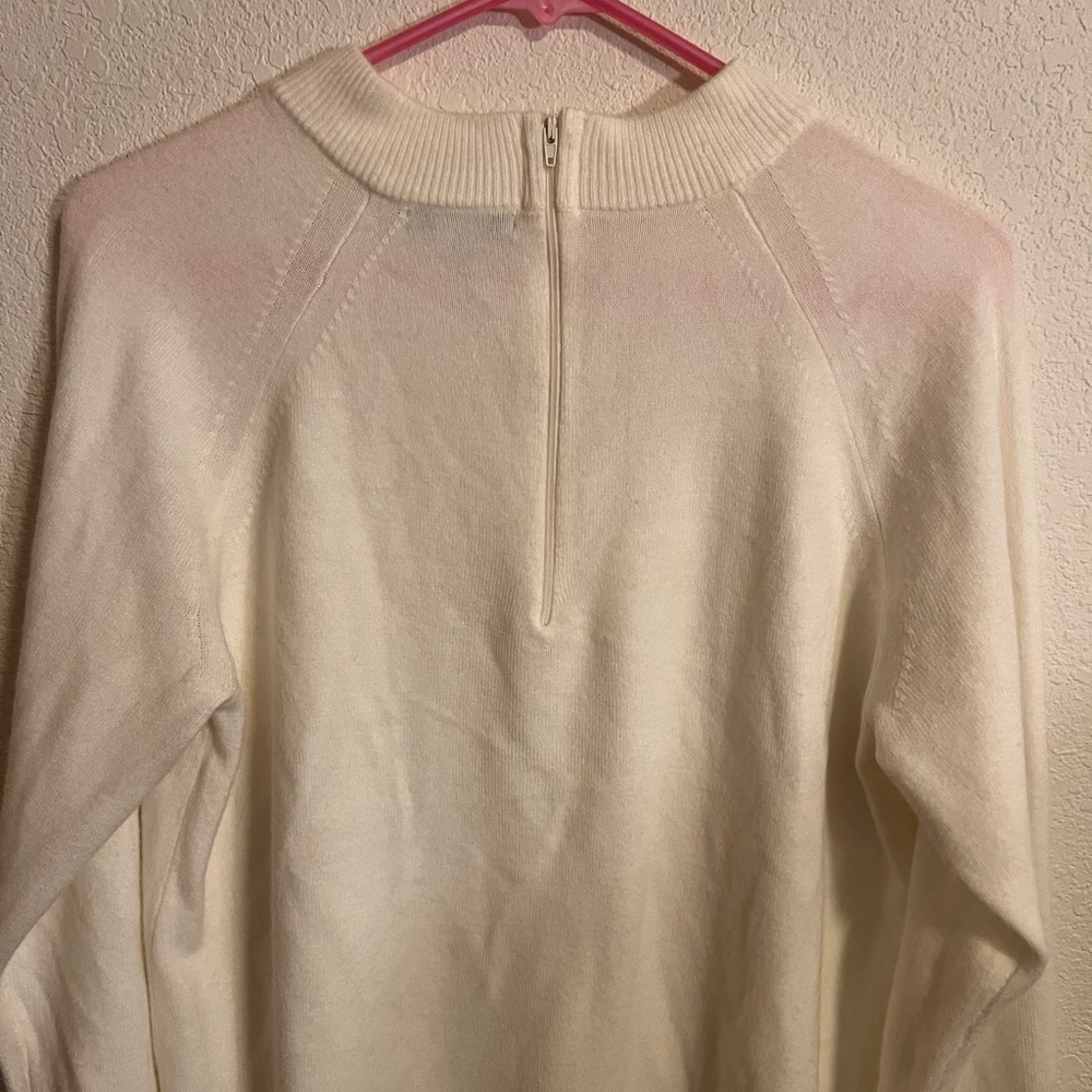 Mercer Street Studio White Sweater Size Large - Picture 4 of 9